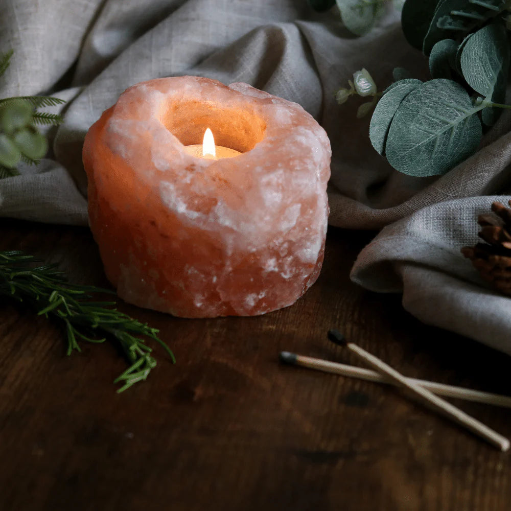 Himalaya Saltkrystall Telysholder