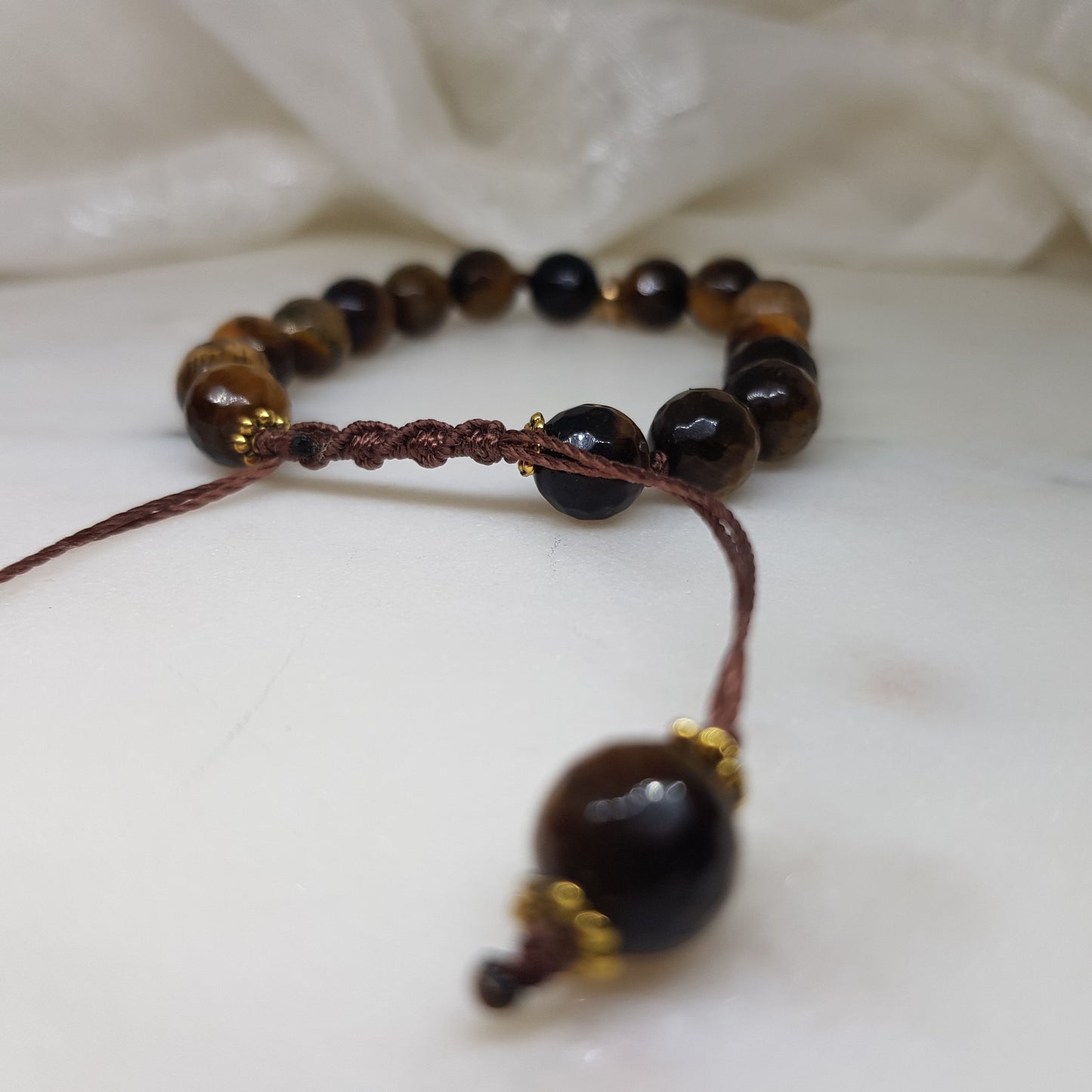 Eye of Horus ~ Faceted Tiger's Eye