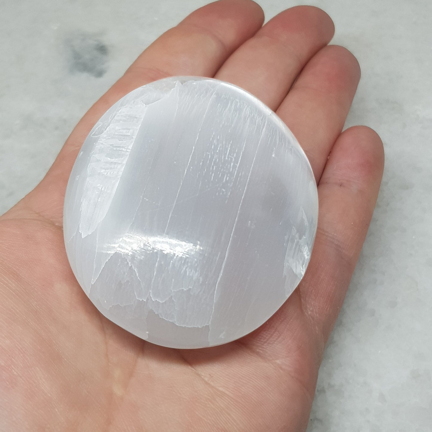 Selenite ~ Touchstone/ Palm Stone