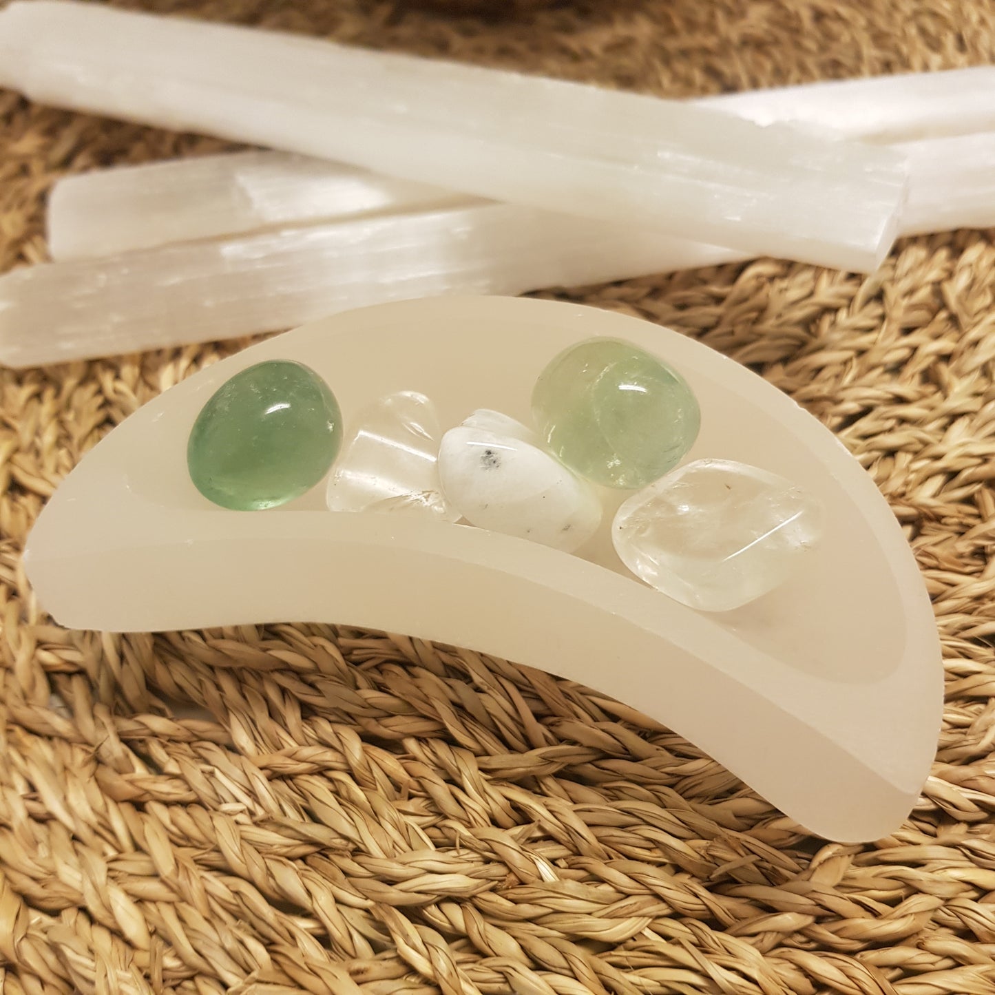 Healing Moon ~ Selenite Bowl