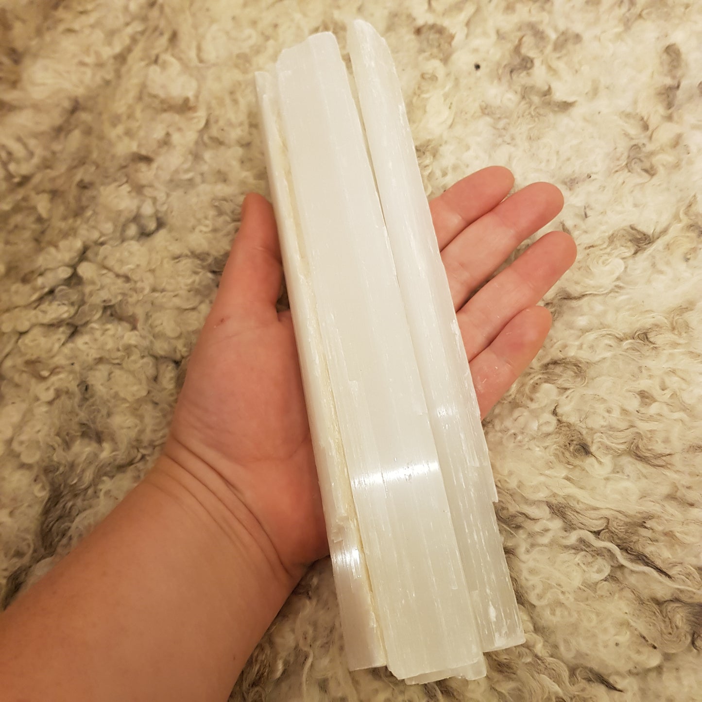 Selenite Crystal Stav ~ 20-25 cm