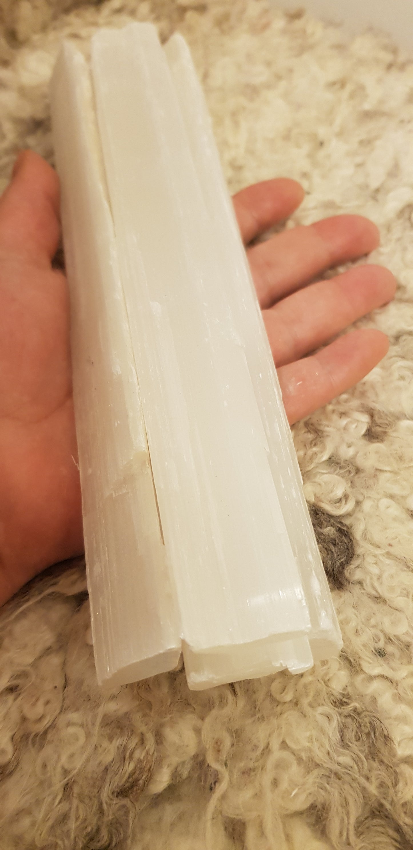 Selenite Crystal Stav ~ 20-25 cm