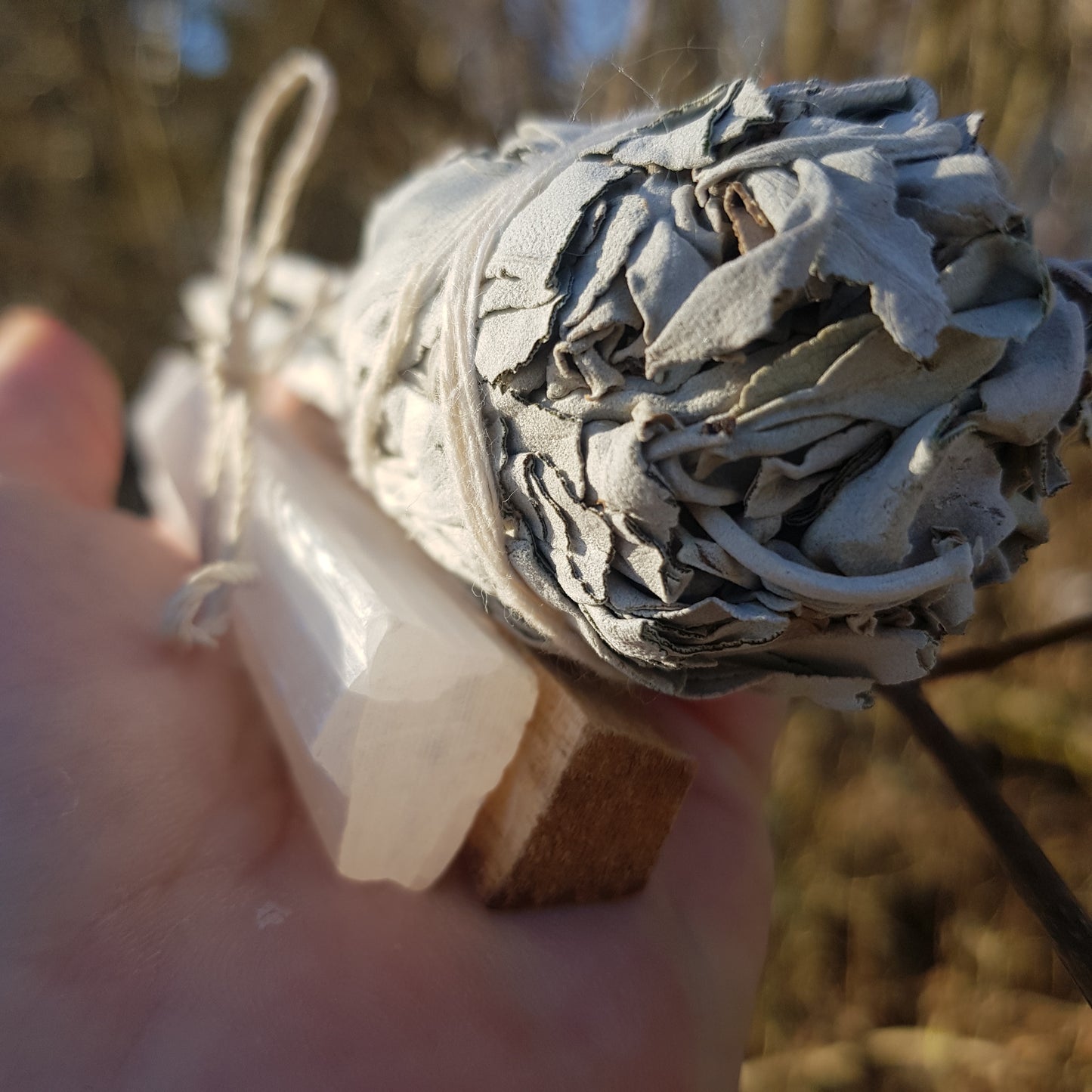 Purify Kit ~ White Sage, Palo Santo & Selenite