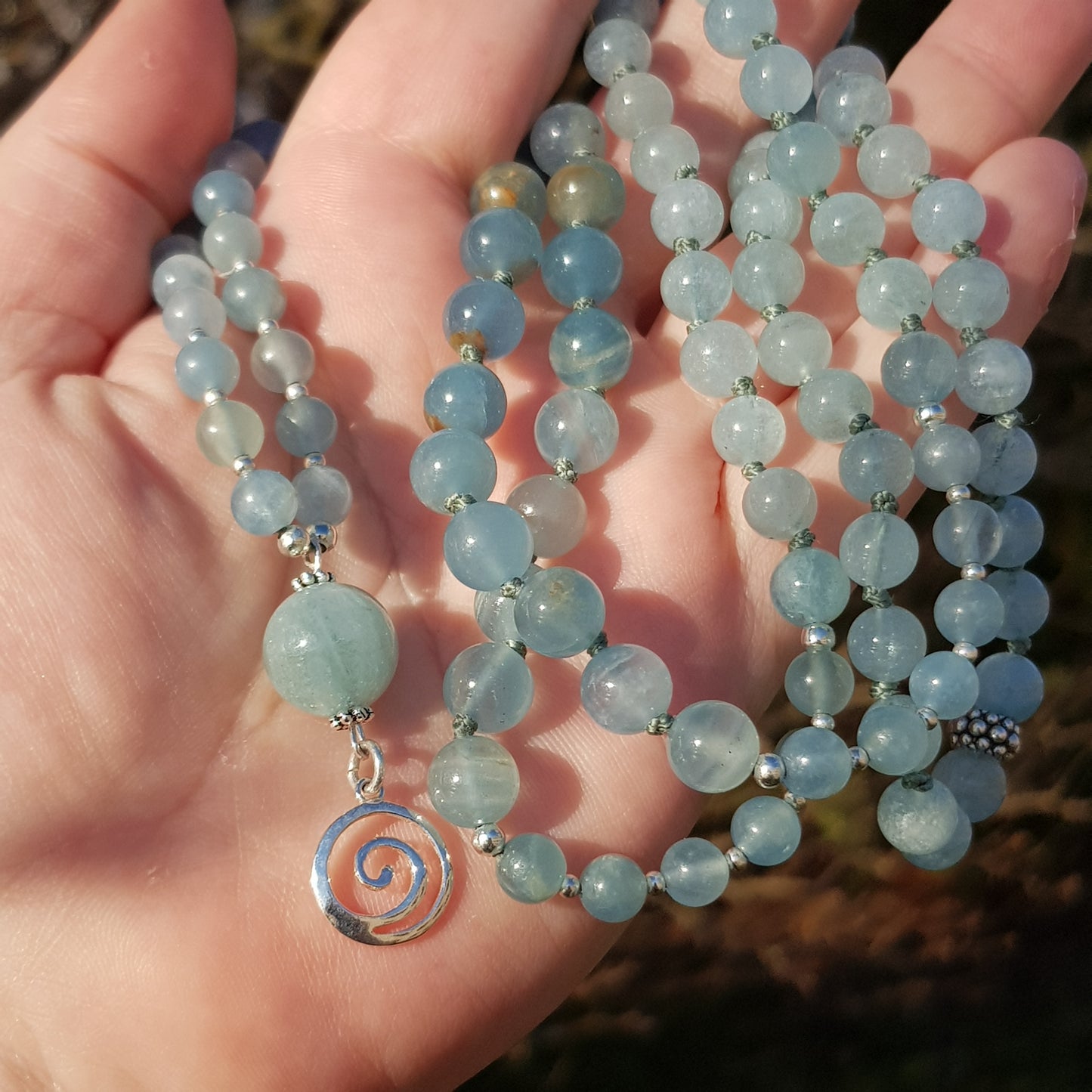 Cycle of Life ~ Silver Aquamarine