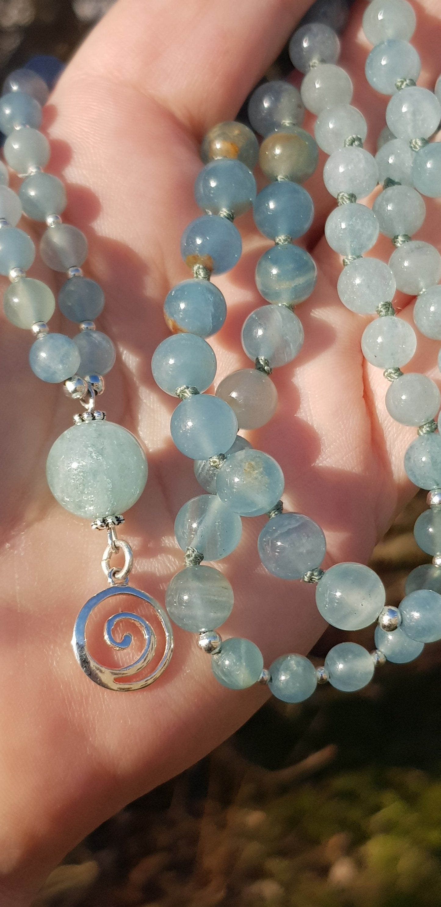 Cycle of Life ~ Silver Aquamarine