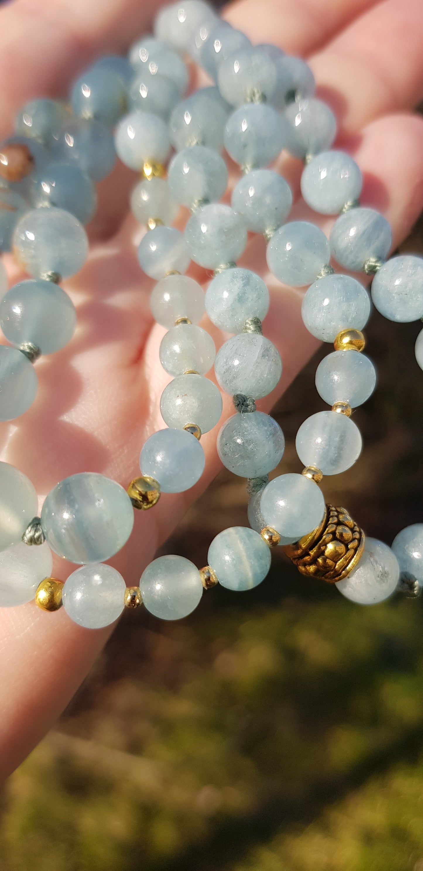 Cycle of Life ~ Gold Aquamarine
