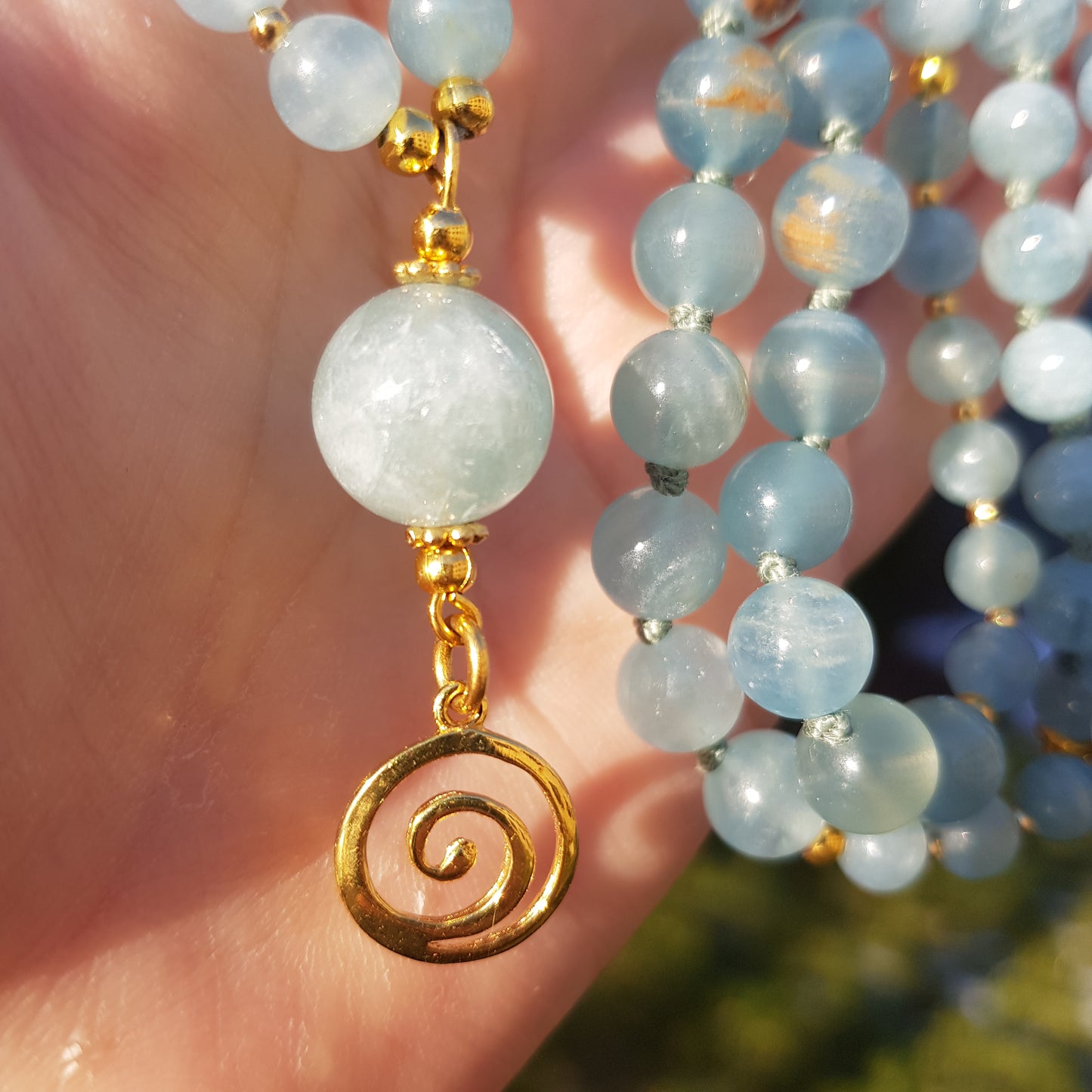 Cycle of Life ~ Gold Aquamarine