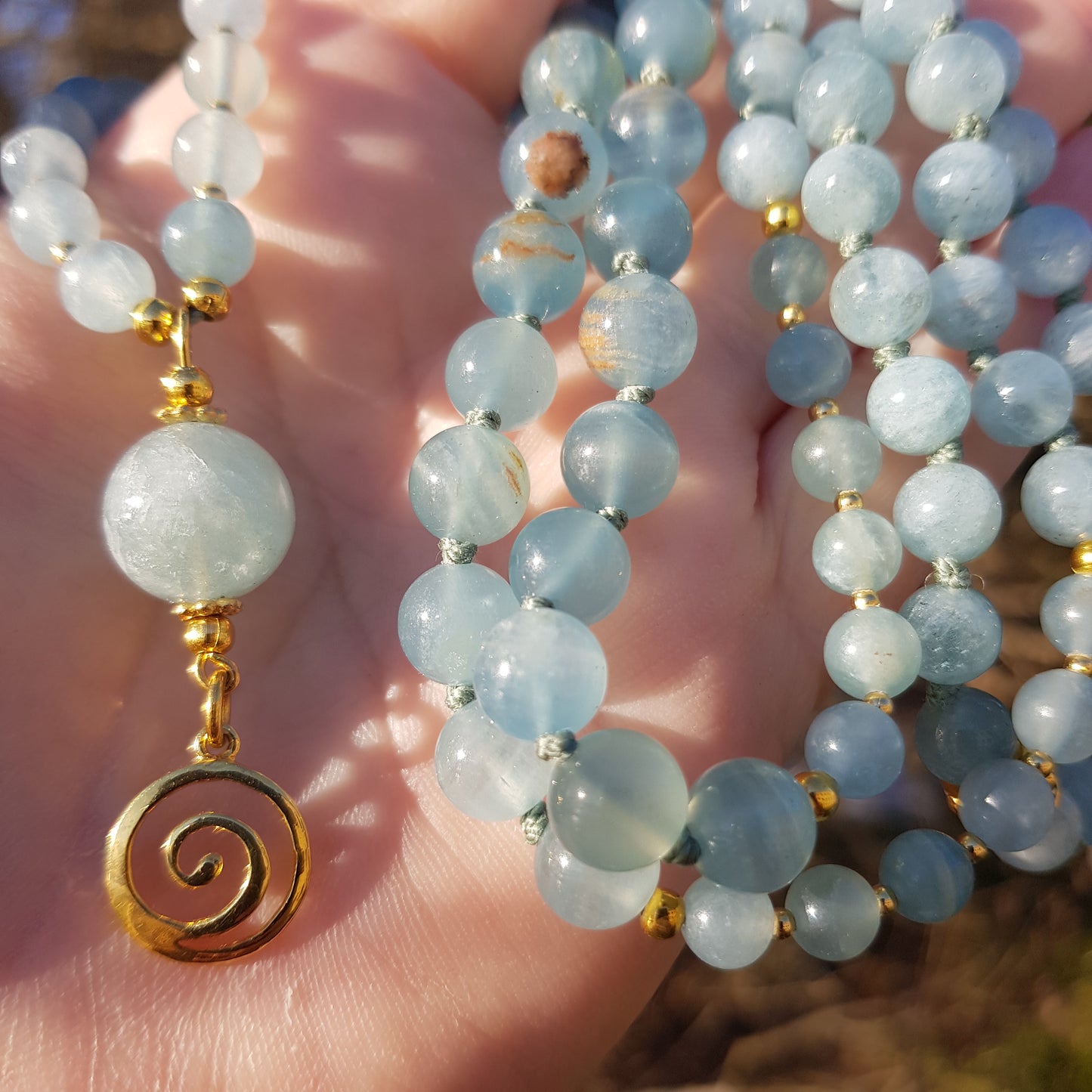 Cycle of Life ~ Gold Aquamarine