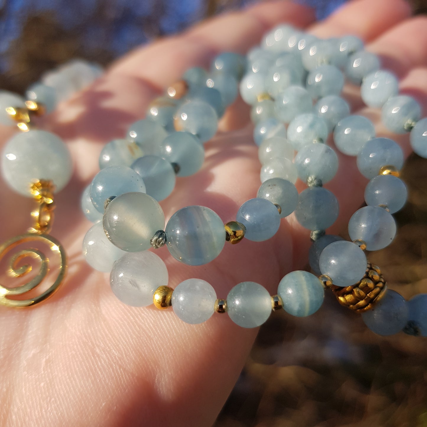 Cycle of Life ~ Gold Aquamarine
