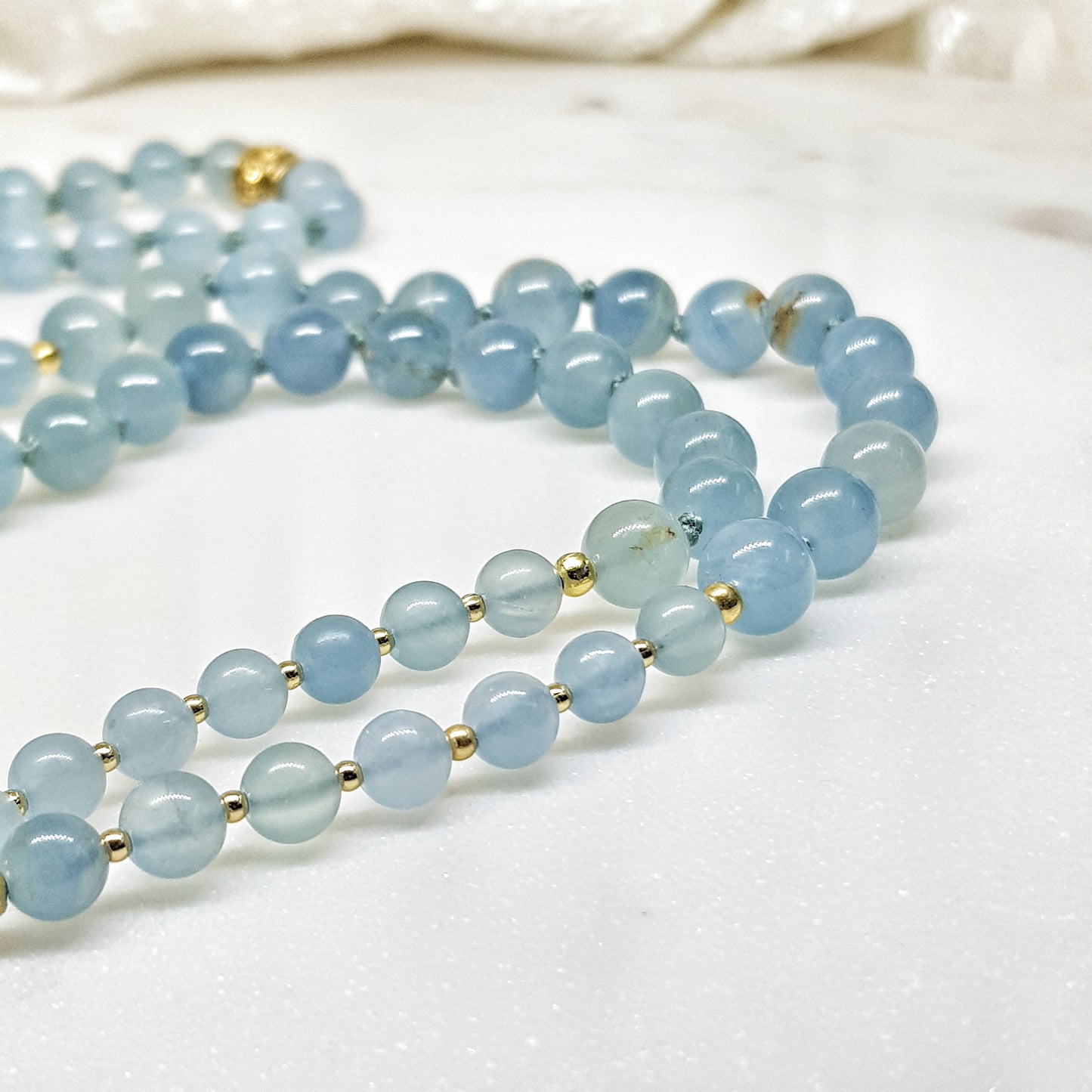 Cycle of Life ~ Gold Aquamarine