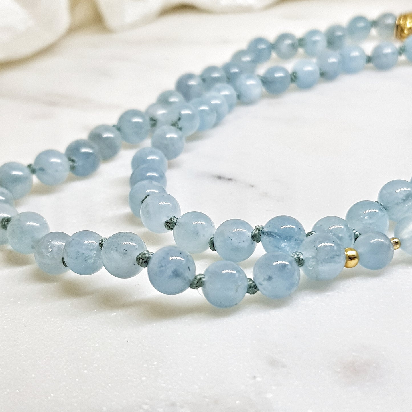 Cycle of Life ~ Gold Aquamarine