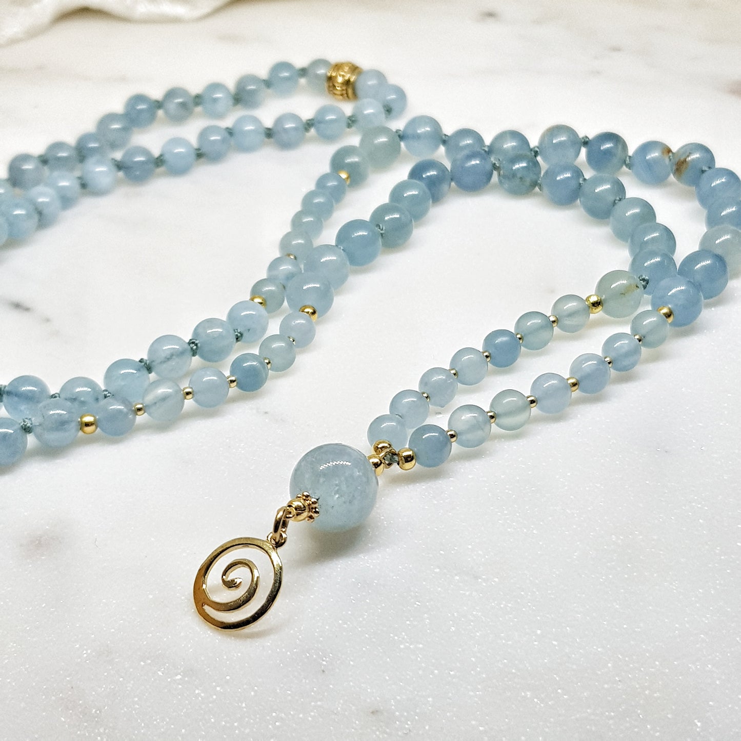 Cycle of Life ~ Gold Aquamarine