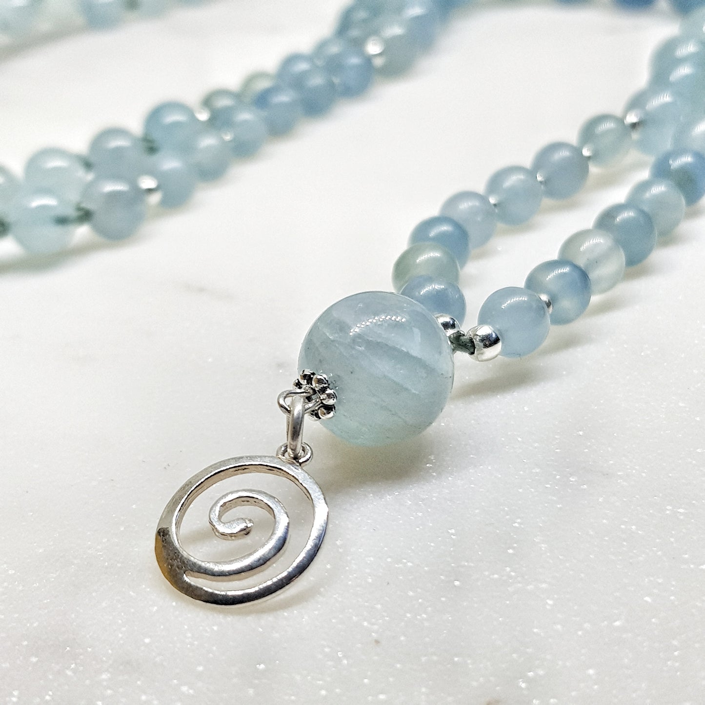 Cycle of Life ~ Silver Aquamarine