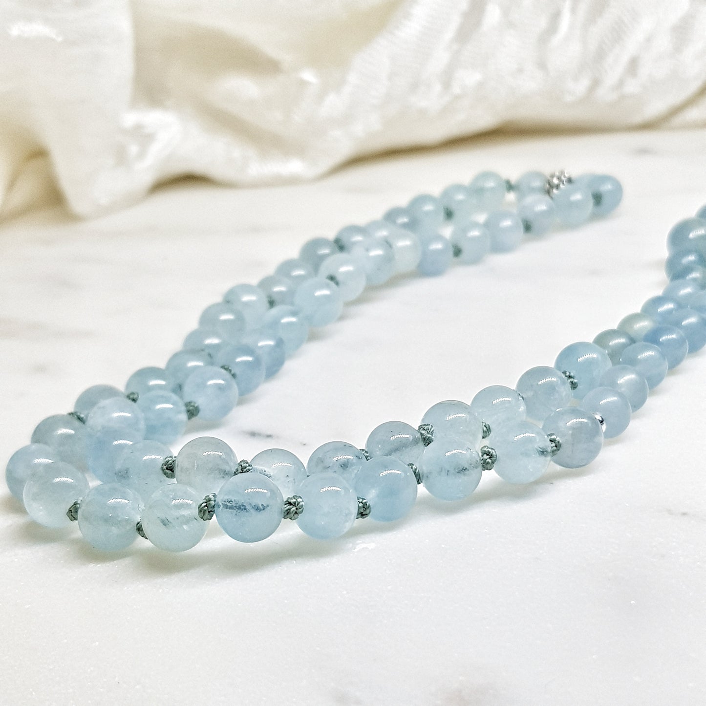 Cycle of Life ~ Silver Aquamarine