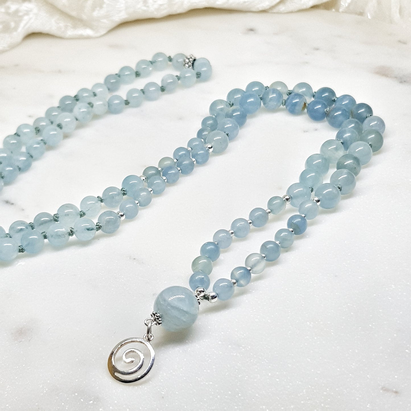 Cycle of Life ~ Silver Aquamarine
