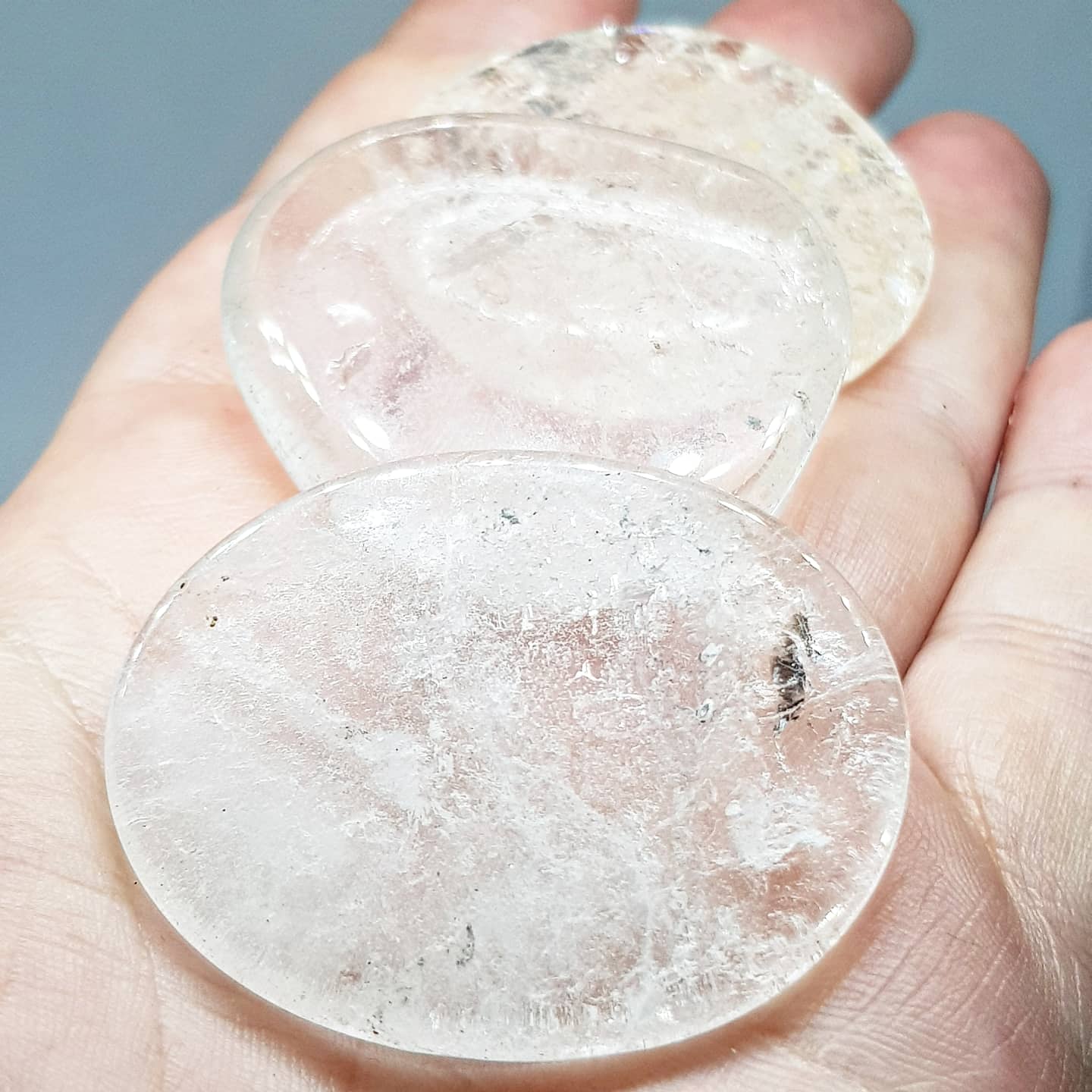 Clear Quartz ~ Touchstone/ Palm Stone
